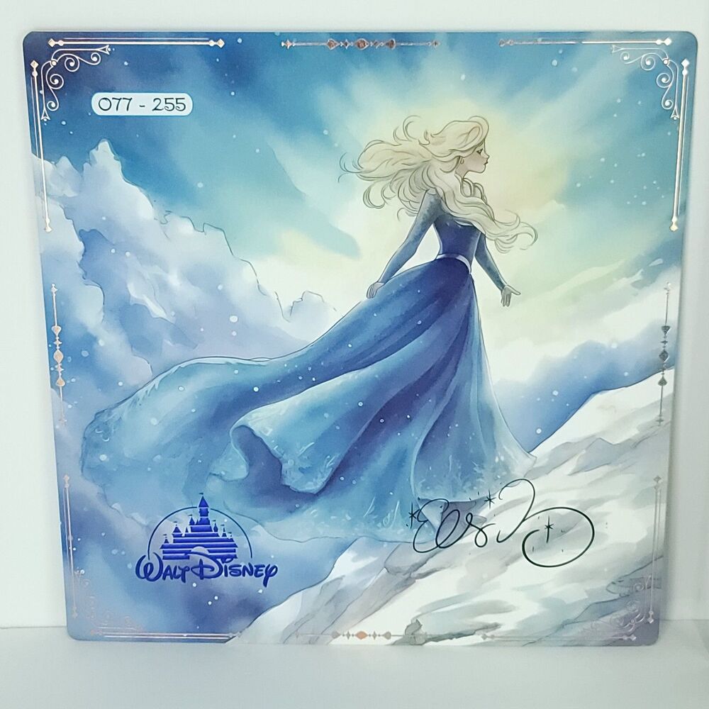 Frozen Elsa Disney 100 Anniversary Limited Art Card Print Big One 077/255